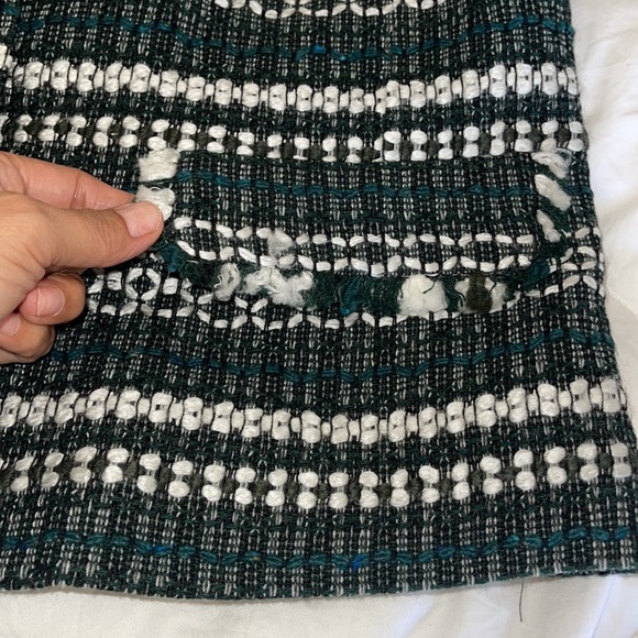 Tory Burch Norfolk Horseback Tweed Sequin-Embellished Jacket Blazer size 12 EUC - Picture 8 of 16